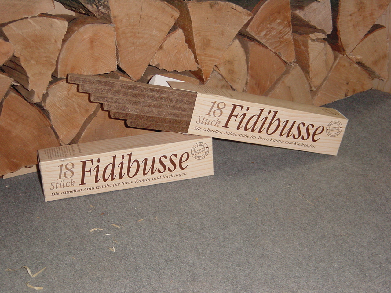 Fidibusse - 18 Anzündhilfen